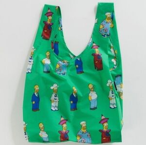 BAGGU x The Simpsons Homer Simpson Nylon Standard Reusable Bag NWOT